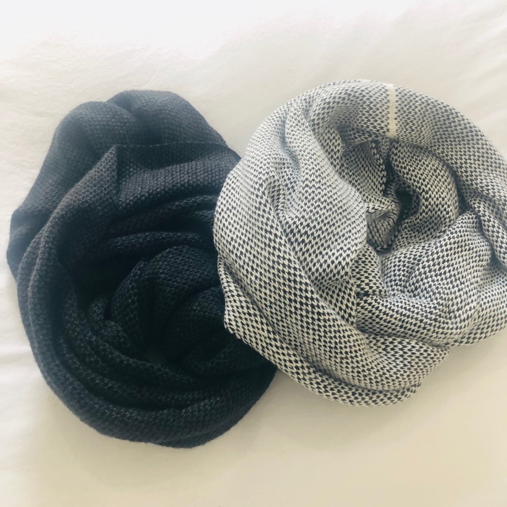 TWO Infinity scarfs